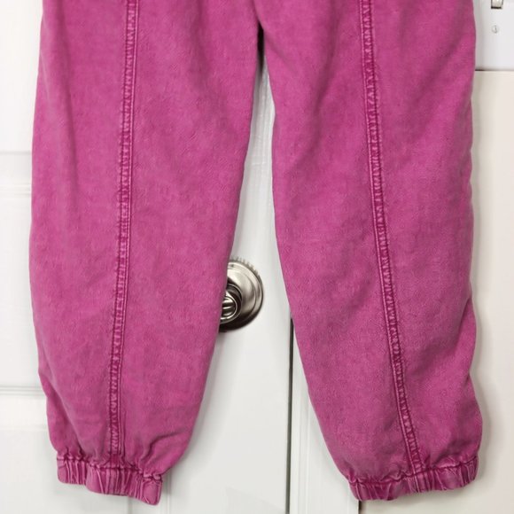 🛑SOLD🛑Anthropologie Pink Pocketed Rhys Utility Jogger Pants Size XS - Picture 7 of 8